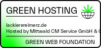 Label für Autolackiererei Merz Green Hosting